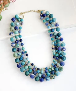 Kantha Azure Karita Necklace
