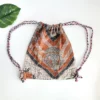 Kantha Drawstring Backpack